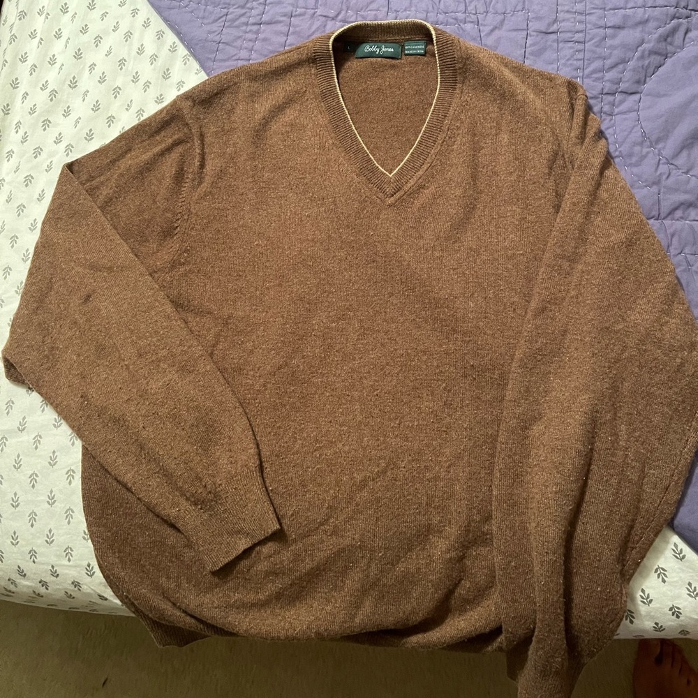 Bobby Jones 100% Cashmere Sweater